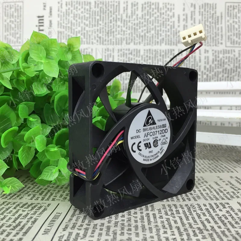 Original 100% working AFC0712DB 7CM 70MM 7015 70*70*15MM 12V 0.45A 4-pin PWM CPU axial cooling fan