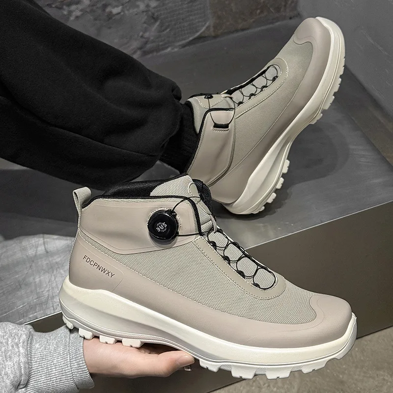 รองเท้าเดินป่า MERRTO สำหรับผู้ชาย รองเท้าปีนเขา ตั้งแคมป์ ล่าสัตว์ รองเท้าบูทเดินป่า รองเท้าผ้าใบผู้หญิง รองเท้าเดินป่าแบบครอสคันทรี