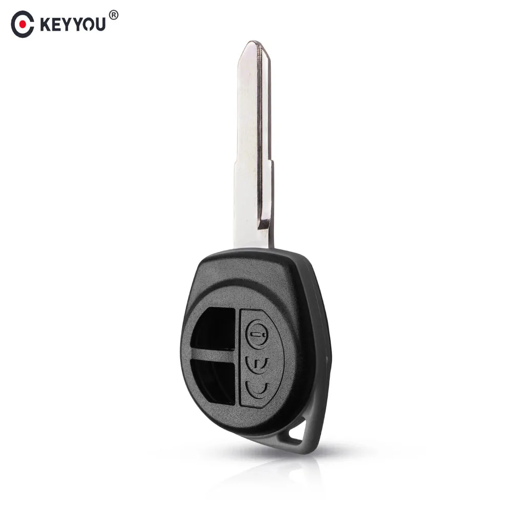 KEYYOU Remote Car Key Case Shell Fob Housing For Suzuki Swift HU133R SZ11R Blade Replacement 2 Buttons