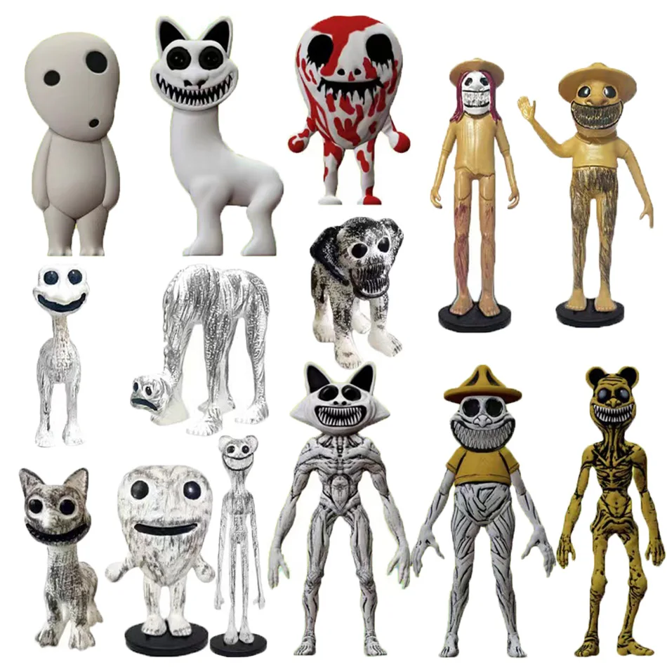 6/8pcs Zoonomaly Action Figures Zoonomaly Horror Game Figuras Models Decorative Toys Zoonomaly Guard Cat Koala Monster Set