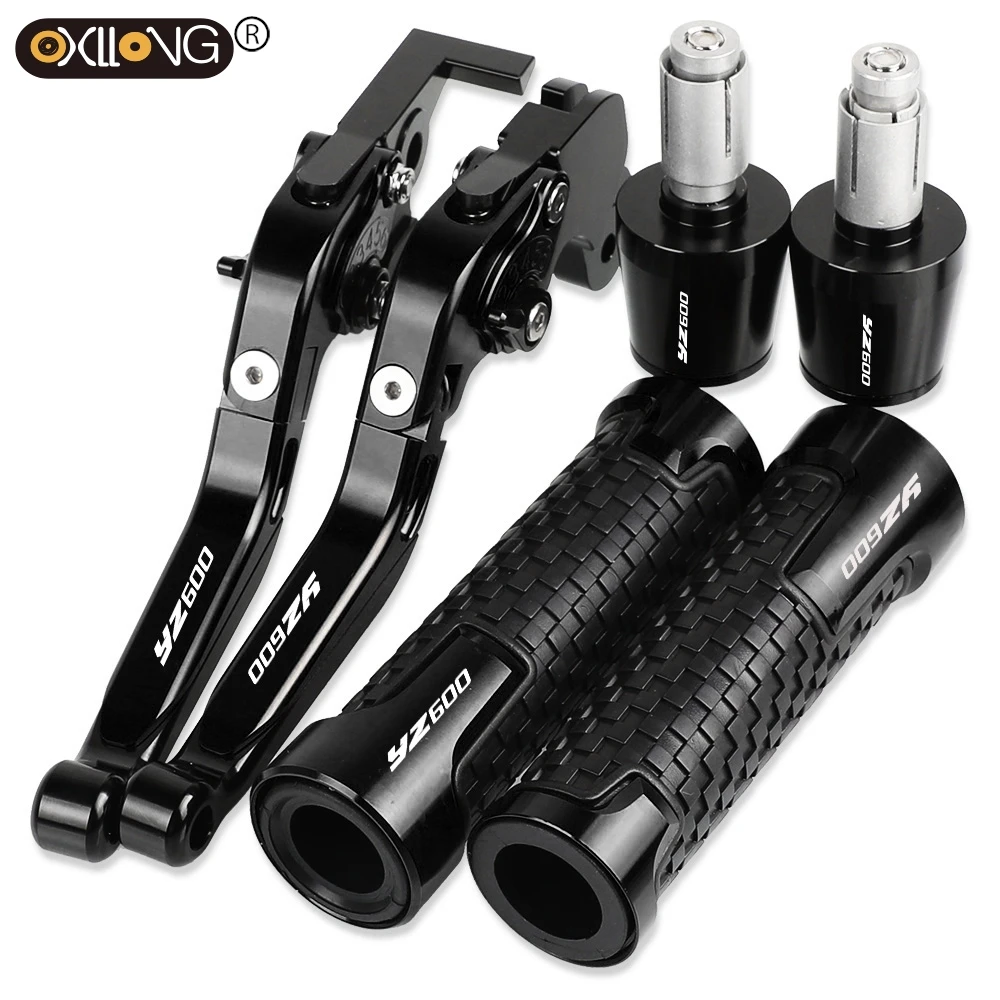 

YZ 600 Motorcycle Accessories For YAMAHA YZ600 1986 1987 1988 Adjustable Foldable Brake Clutch Levers Handlebar Hand Grips ends