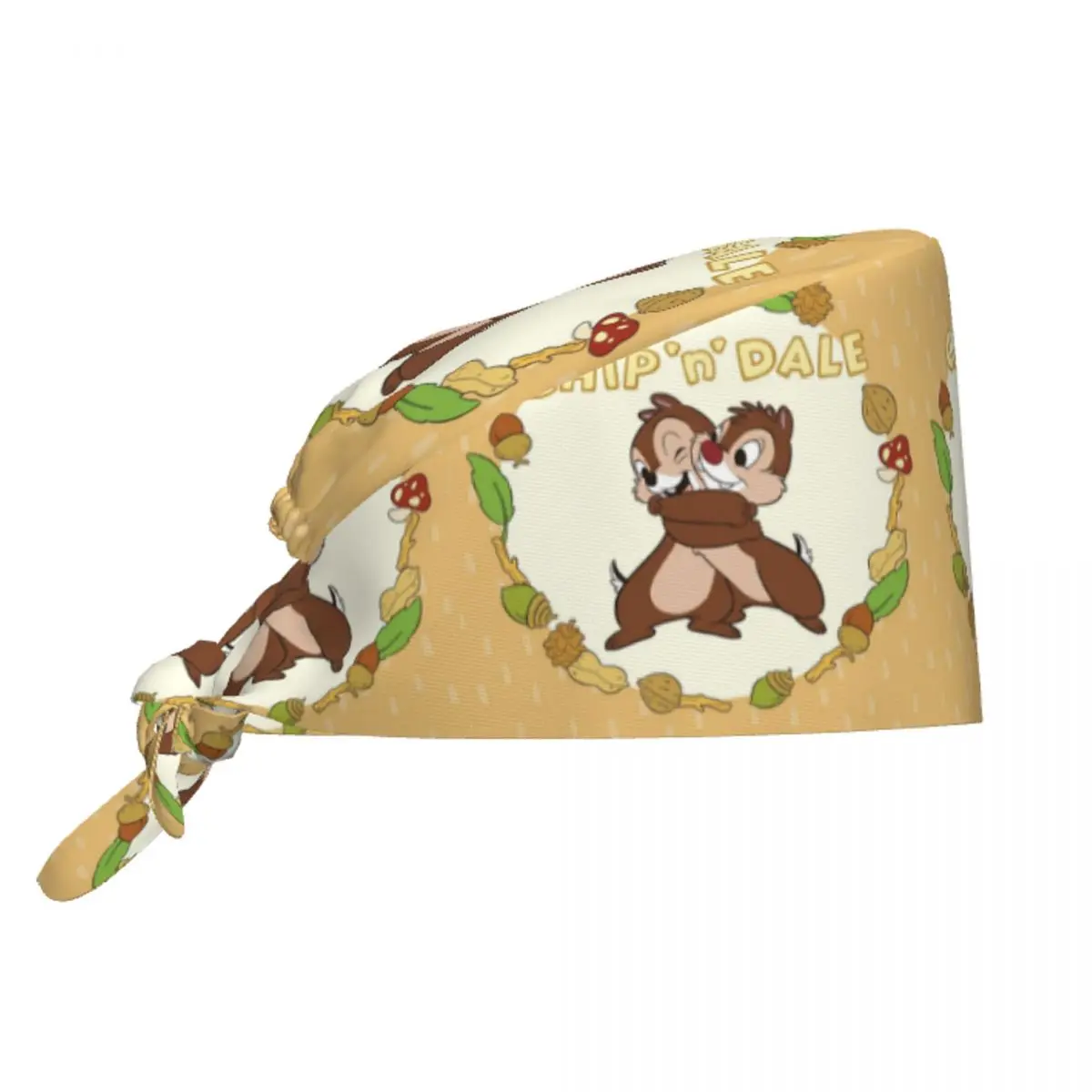 Custom Funny Cartoon Chip And Dale Working Cap Surgical Hats Women Men Operating Room Cap Operator Hats Lab Works Hat