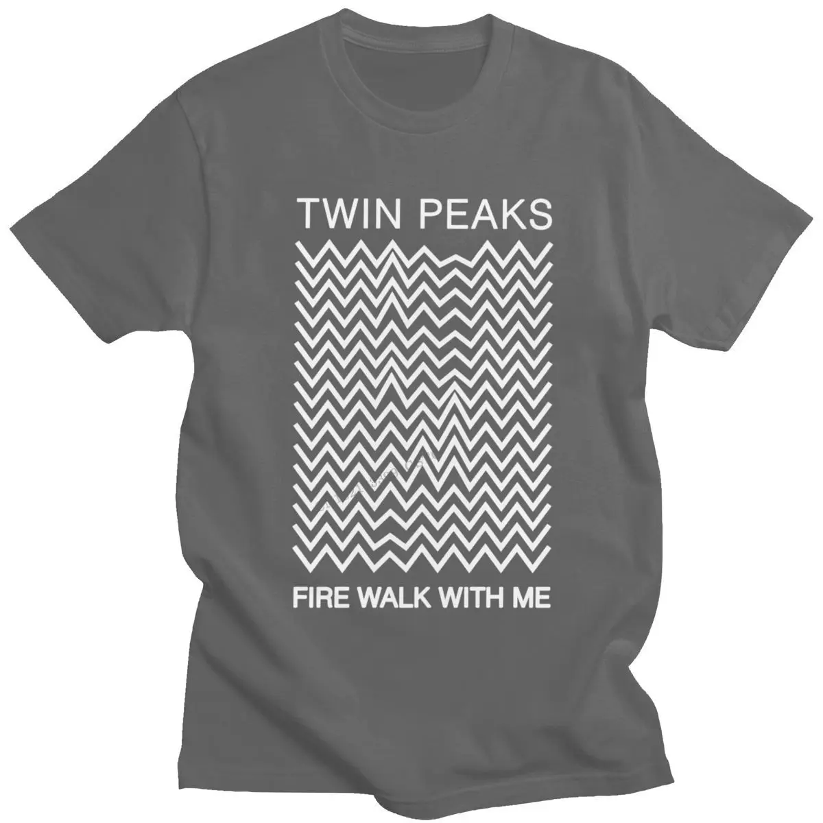 Camisetas geniales de Twin Peaks para hombre, camiseta urbana de algodón puro, días del padre, caminata por el fuego conmigo, ropa de David Lynch, Camisas