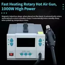 861Dw Touch Screen LCD 1000W 220V for Phone CPU PCB Hot Air Rework Station Soldering