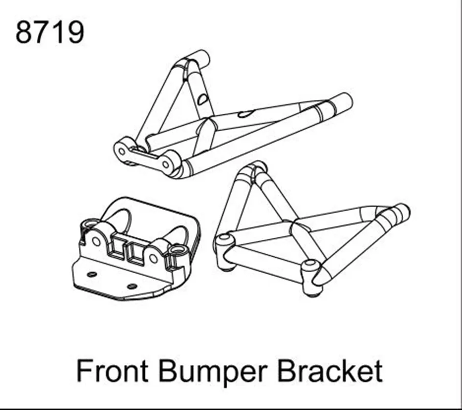 

ZD Racing MX-07 Front Bumper Bracket Parts Accessories 8719