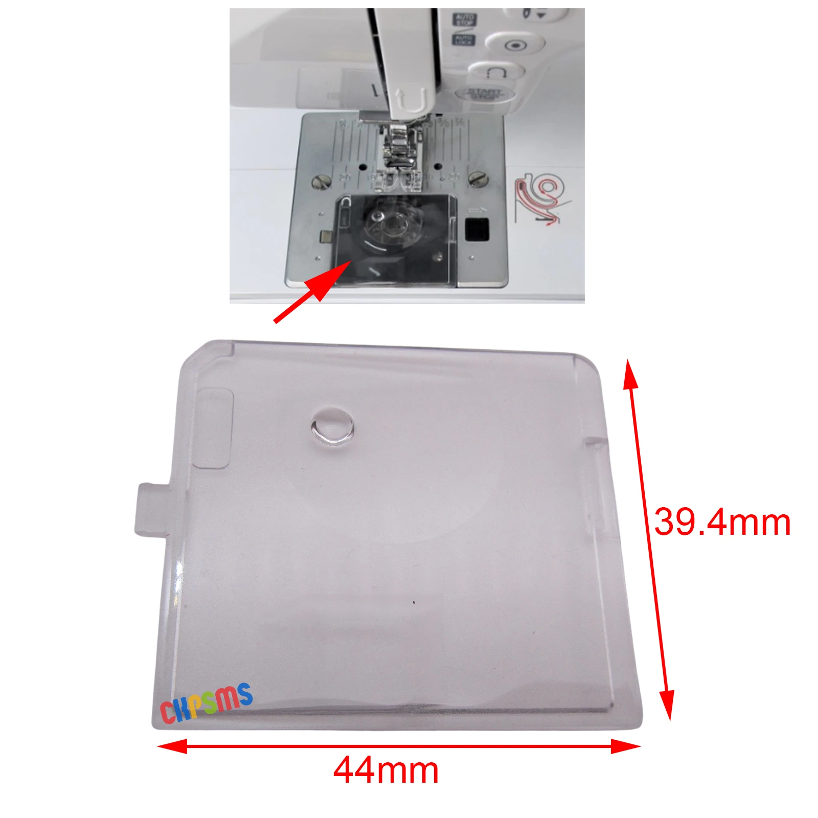 2PCS Cover Plate FOR Singer 2010 Superb, C5980Q, 7140, Stylist 9100,Bernette Chicago 7, Necchi Q132A, Juki HZL-60HR, HZL-70HW