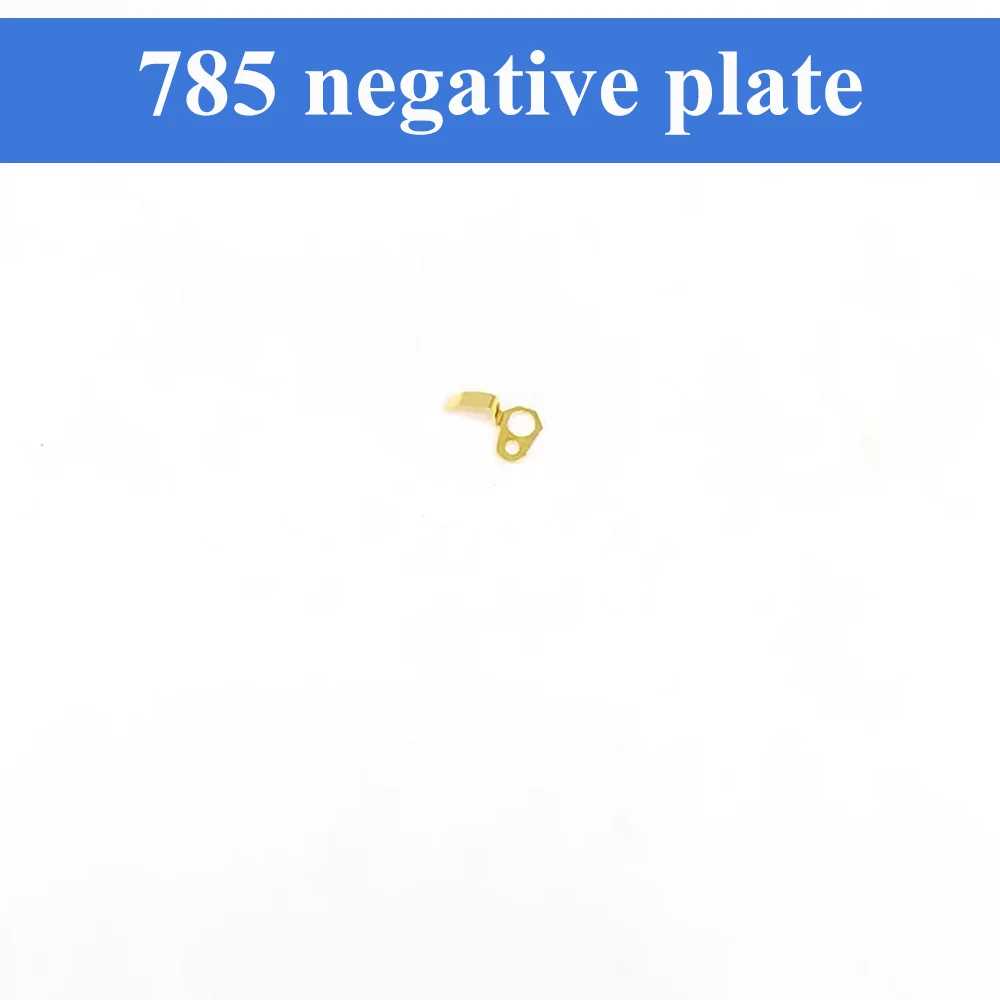 Watch Movement Accessories Negative Plate Suitable for 785 Quartz Movement Bent Foot Piece Watch Repair Parts 10PCS