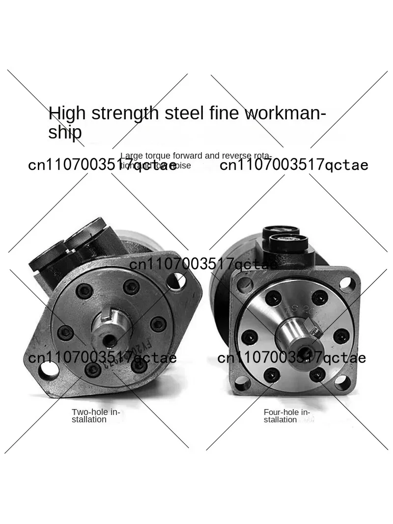 BMR Series Cycloid Hydraulic Motor High Speed High Torque BMR-50 BMR-80 BMR-100 BMR-125 BMR-160 for Mold Oil Application
