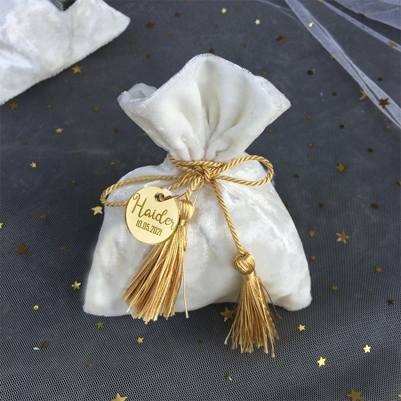 

10pcs lot Luxury Velvet Gift Bags With Pearl String Christmas Birthday Party Cooikes Candy Bags Boxes Jewelry Velvet Sachet Bags