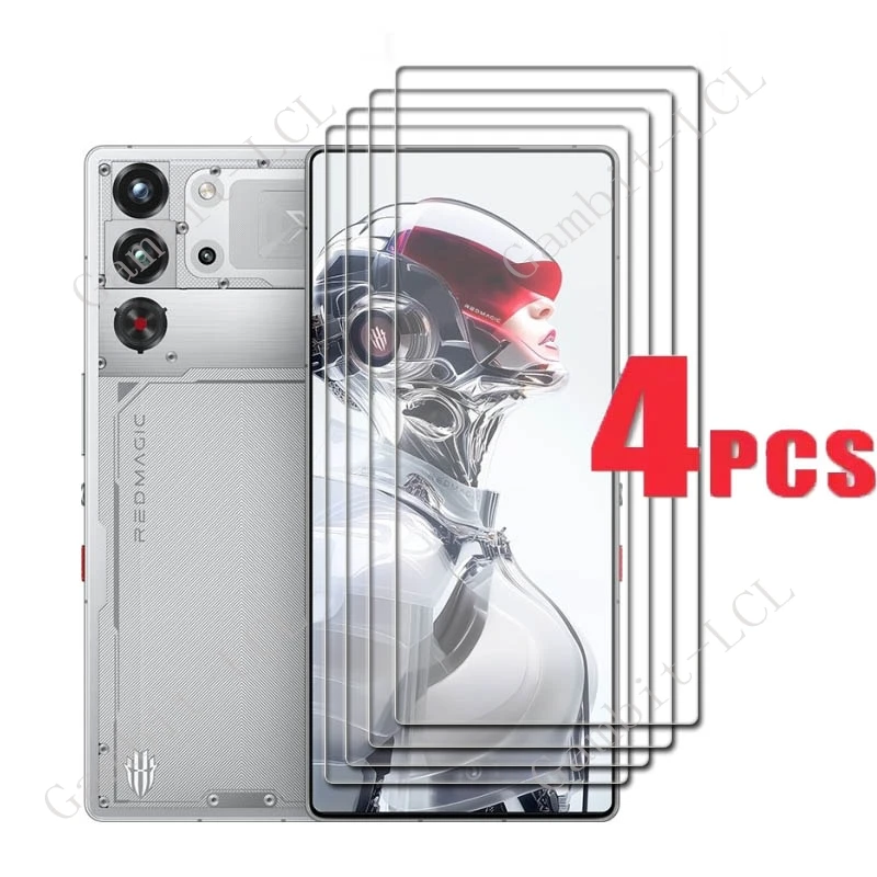 

4PCS Tempered Glass For ZTE Nubia Red Magic 10S Pro+ Protective Film ON RedMagic 10SPro Plus 10 10Pro Screen Protector Cover