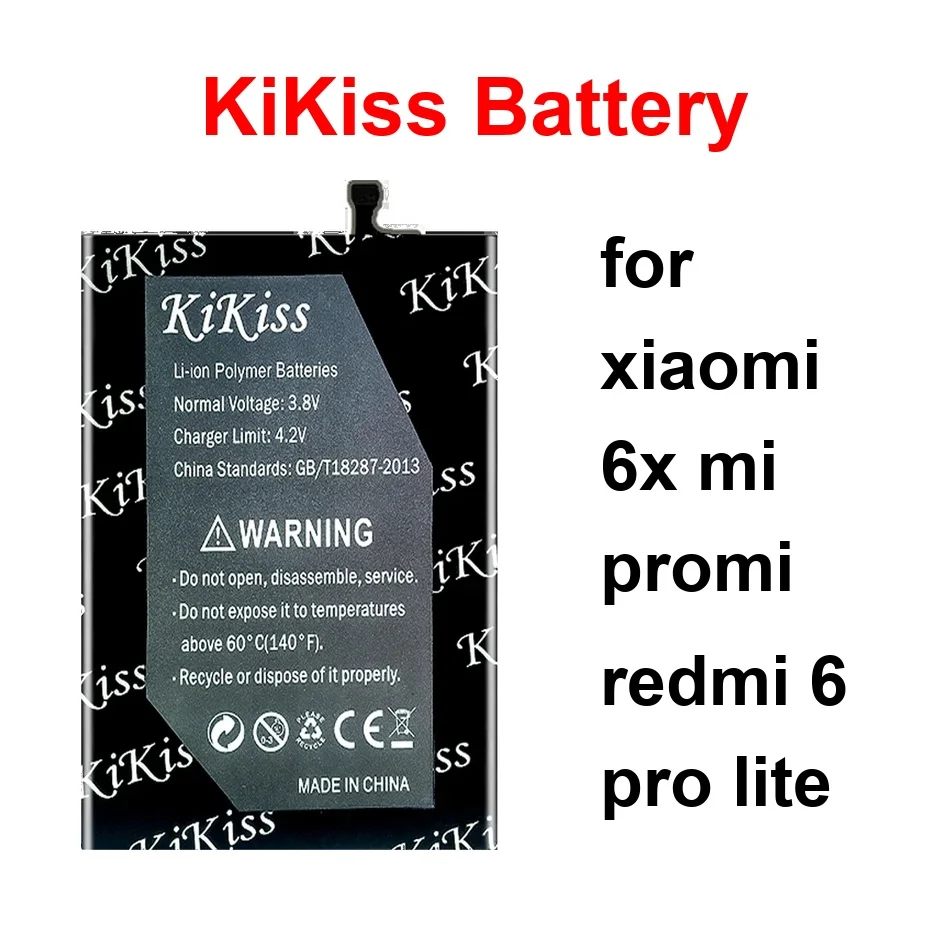 

Mobile Phone Battery High-Efficiency BN36 BN47 BN5F 4100-5600Mah For Xiaomi 6X MI Promi Redmi 6 Pro Lite