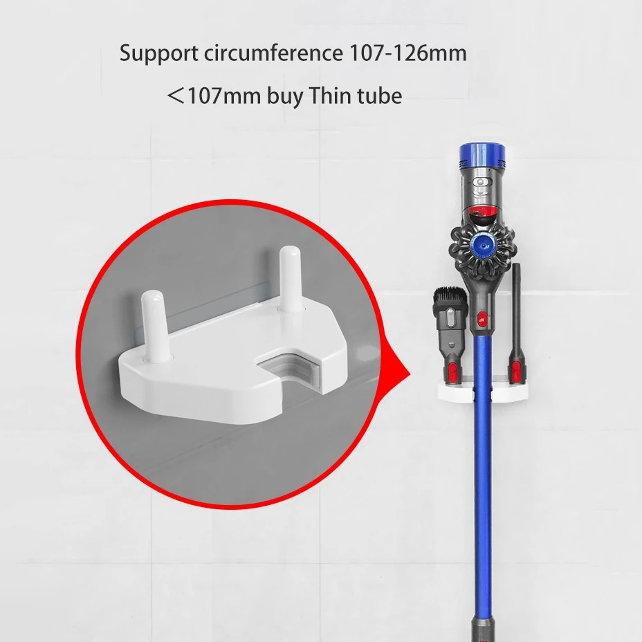 Dudukan Braket Laris Klip Pelengkap Dudukan Dinding Dok untuk Xiaomi Dyson V11 V10 V8 V7 Dll Tabung Tongkat Penyedot Debu Stik