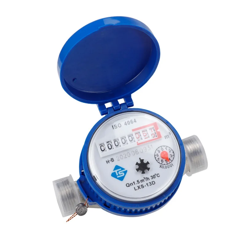 

GTBL Copper-Fitted Mechanical Rotary Wing Water Meter E-Type Precision Pointer Counter Measurement Tools