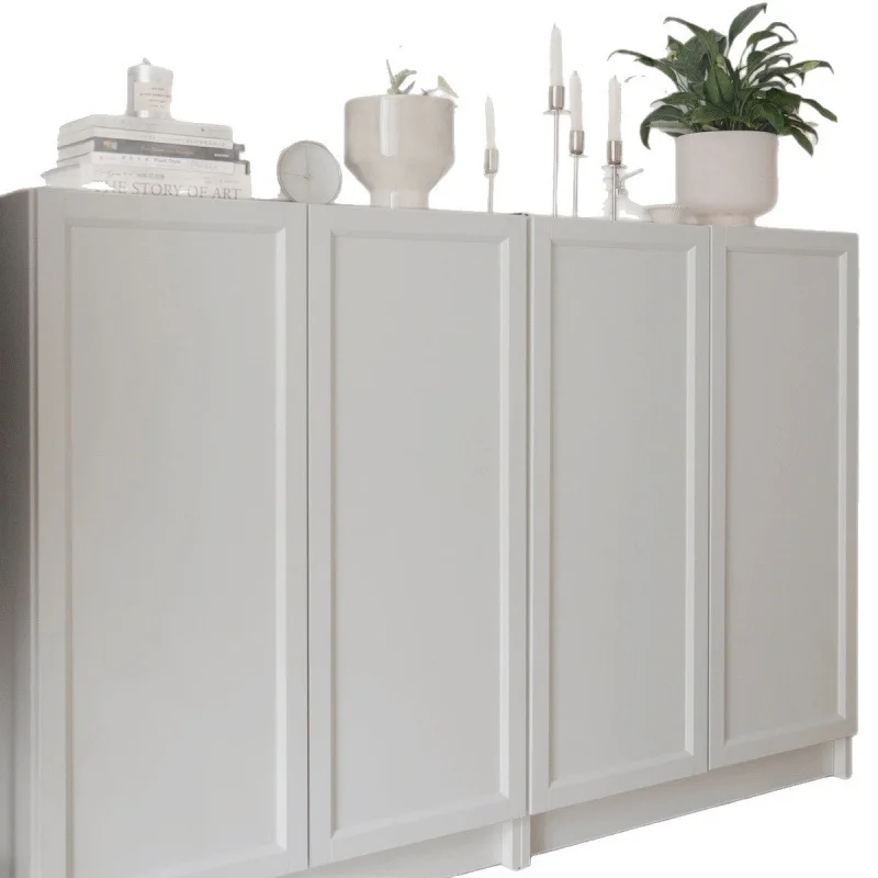 

Solid wood shoe cabinet, ultra-thin door, corridor chest cabinet, locker