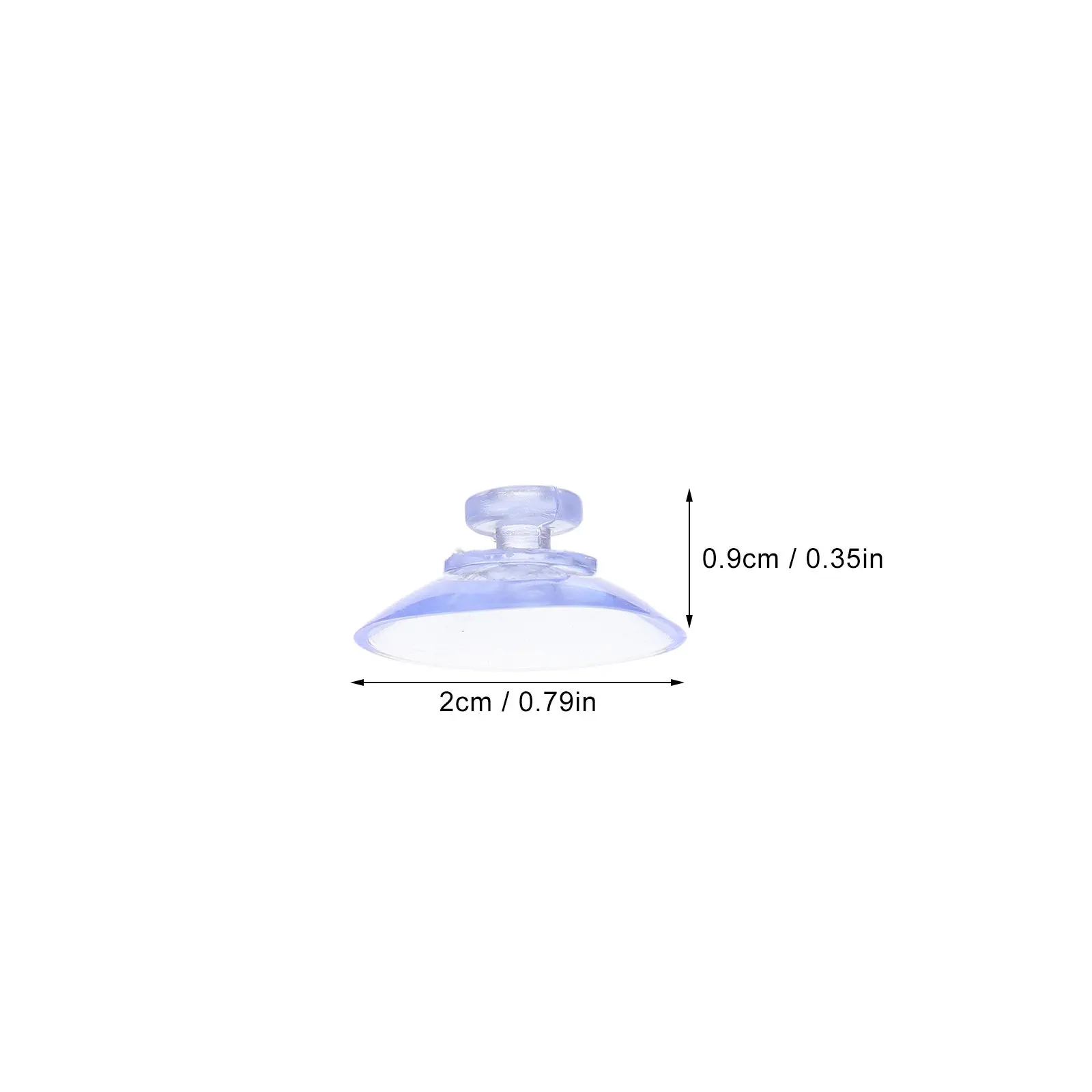 120Pcs Mushroom Head Suction Cups Clear Plastic Window Suckers for Glass Table Tiles Smooth Surfaces Clear Suction Pads