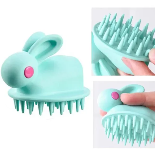 실리콘 샴푸 두피 헤어 마사지기, 머리 바디 두피 마사지 브러시, 헤어 세척 빗, 샤워 브러시, 목욕 스파 마사지 브러시  Best5