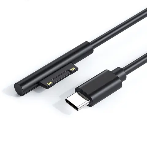 고속 충전 USB C 전원 공급 장치, 마이크로소프트 서피스 프로 3 4 5 6 충전기 케이블