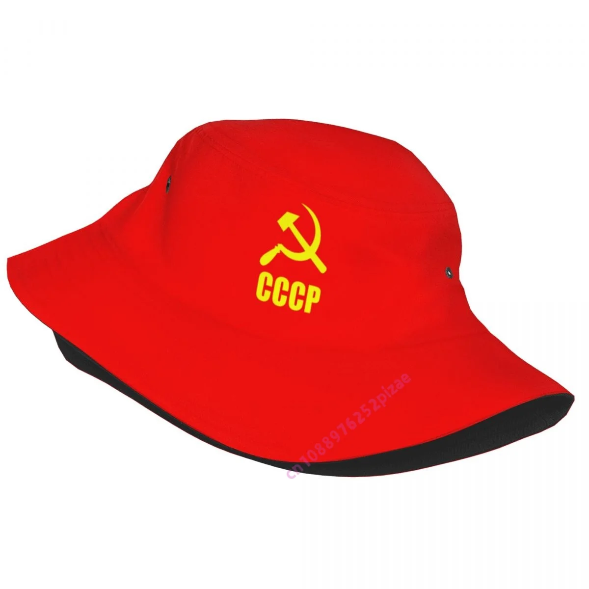 

CCCP 3D Flag Men Women Bucket Hat Outdoor Sun Protection Cap Breathable Mesh For Fisherman Camping Hiking