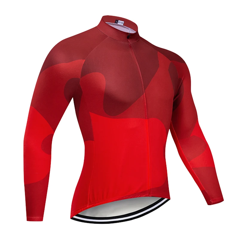 2024 Autumn New Speckle Ink Long Sleeve Cycling Jersey MTB Bike Clothes Cycling Clothing Bicycle Sportwear Maillot Ropa Ciclismo