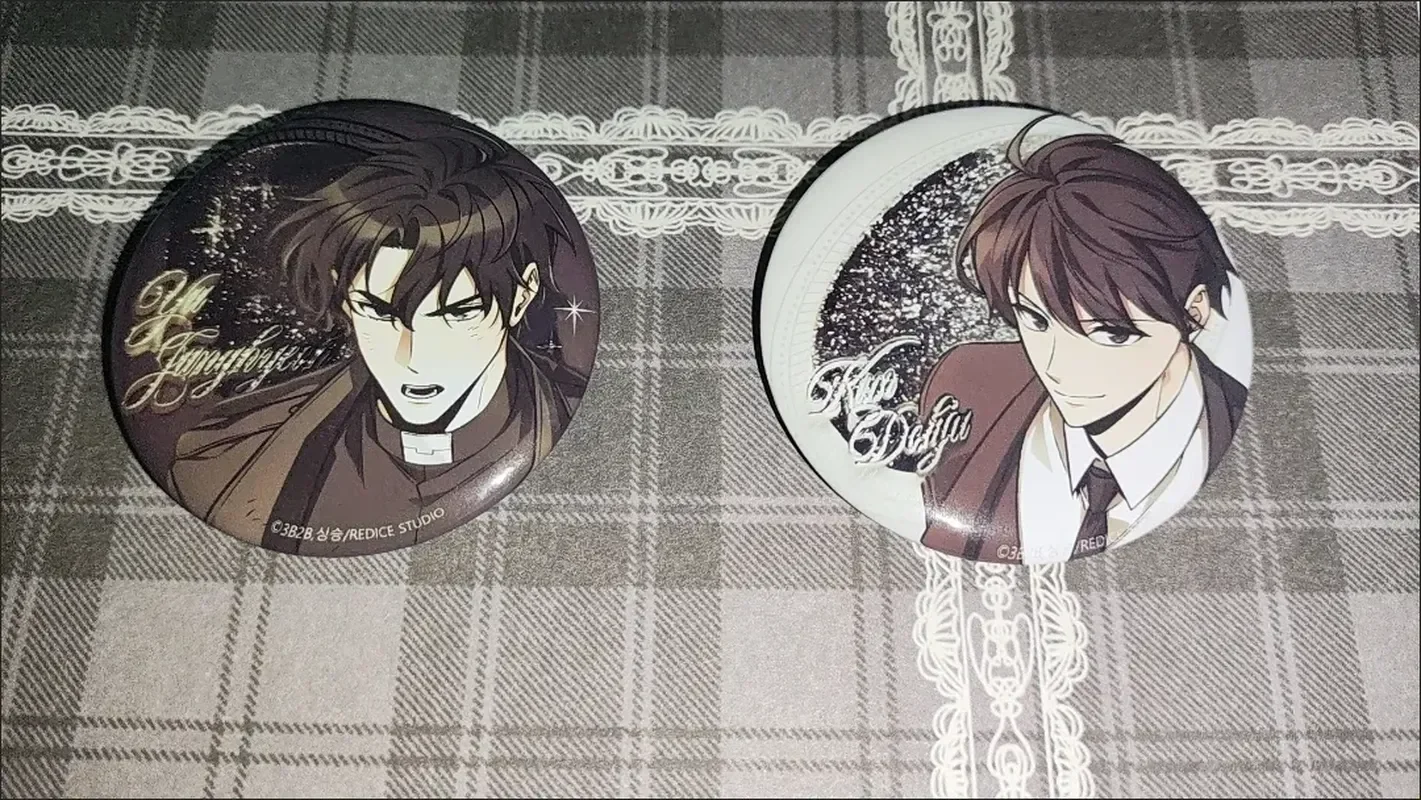 Lettore omnisciente Punto di vista Kim Dokja Liu Yoo Joonghyuk Distintivi Coda di volto Materiali Regali periferici Decorazione Ornamento