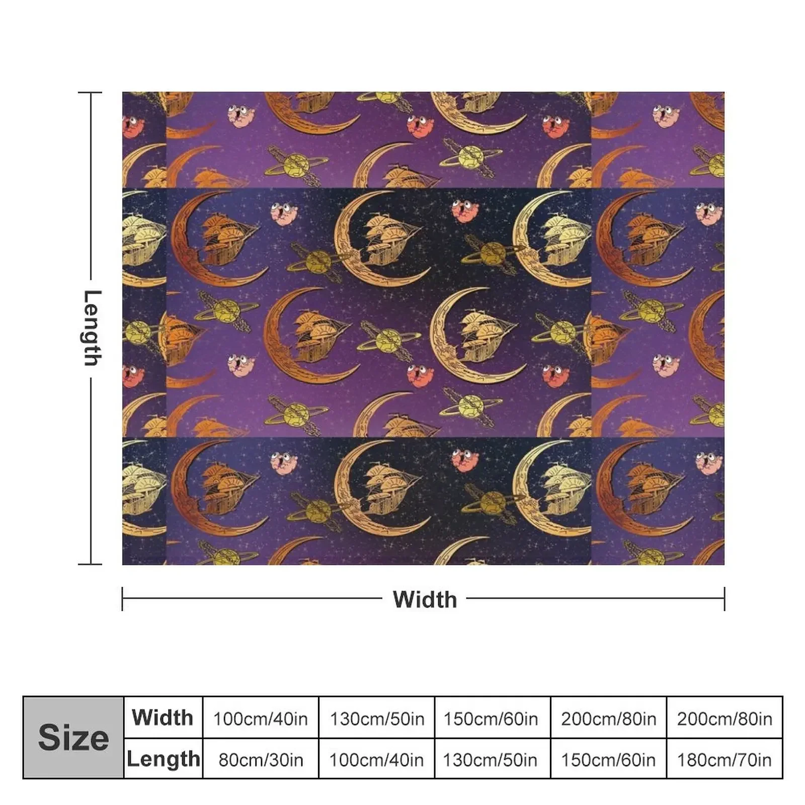 Treasured Planets Throw Blanket Sofa Throw Luxury Thicken Blankets