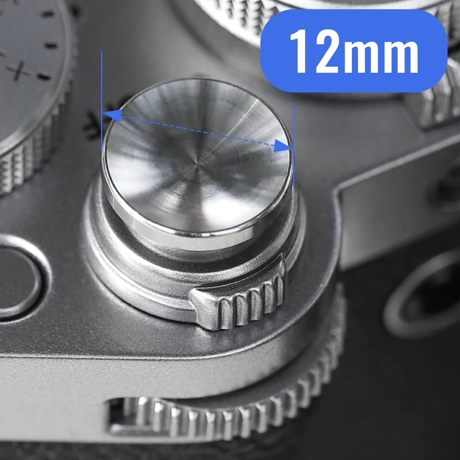 

For Fujifilm X100V X100VI XPro1 XT5 XT30 XE3 X70 XF10 XA10 Metal Concave Surface Shutter Release Button