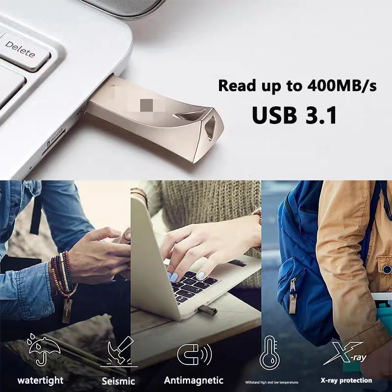 Computer USB-Stick 128G/256G/512G USB3.1 brandneue echte BAR Auto Speicher USB-Stick