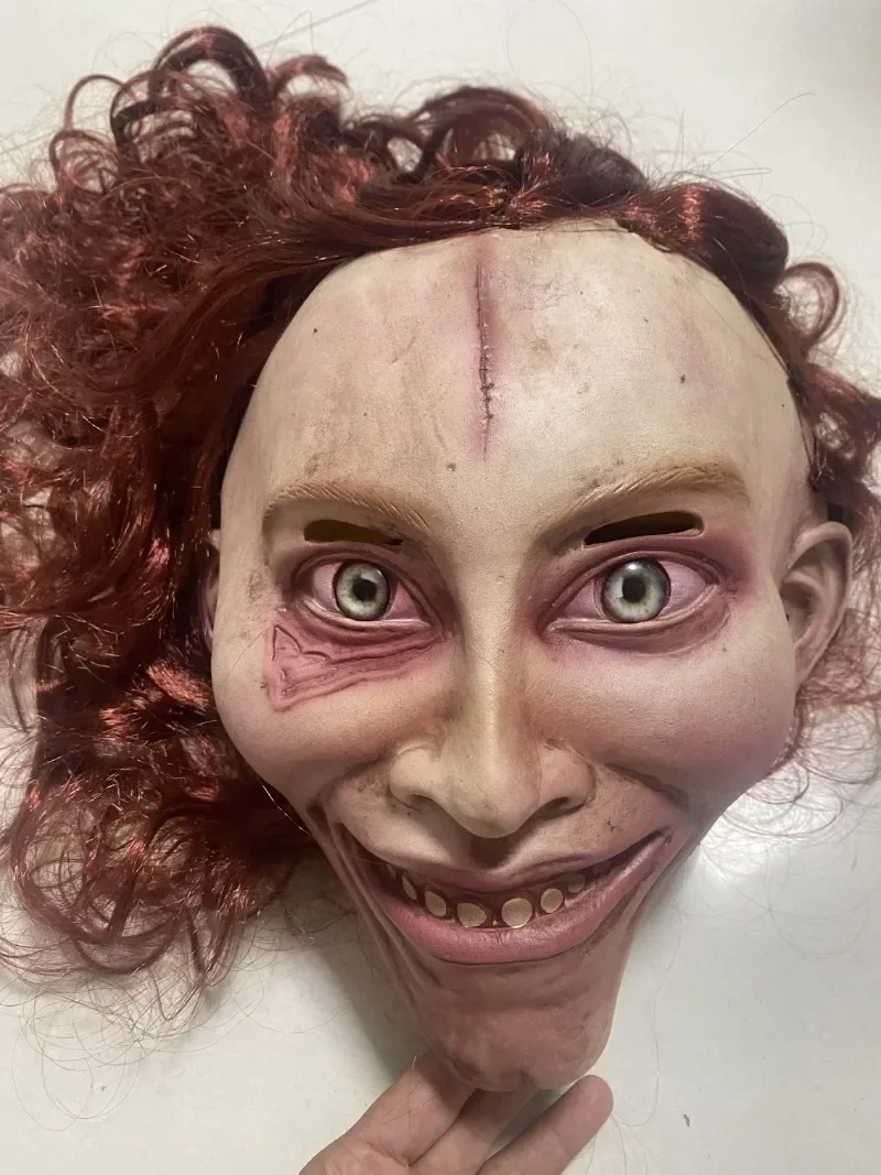 Cosplay Ellie maska martwe zło powstać halloweenowy Horror zabójca maska lateksowa przerażający wystrój domu karnawał impreza maskarada maska