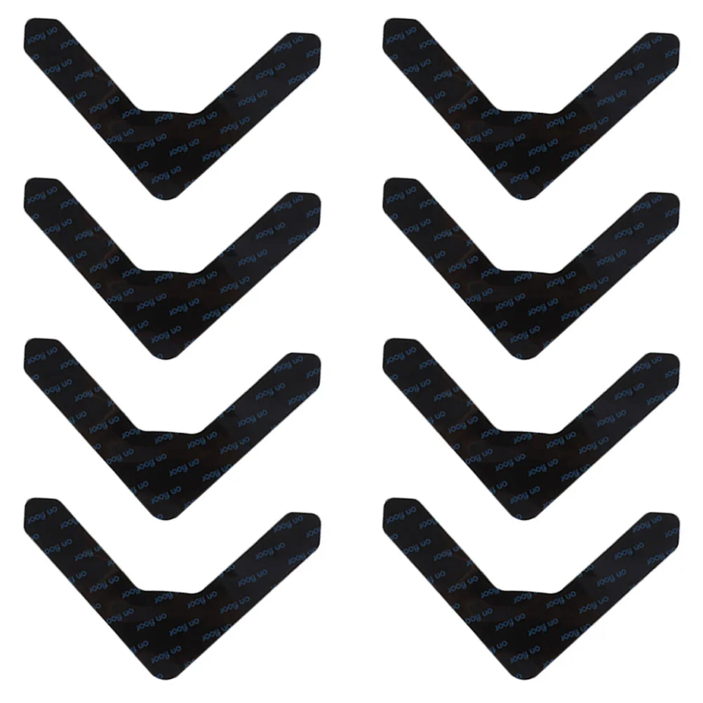 

8 Pcs Carpet Anti-slip Stickers Never Curl Rug Corner Grippers Non Skid Pad Area Rugs Household Tape Floor Mats