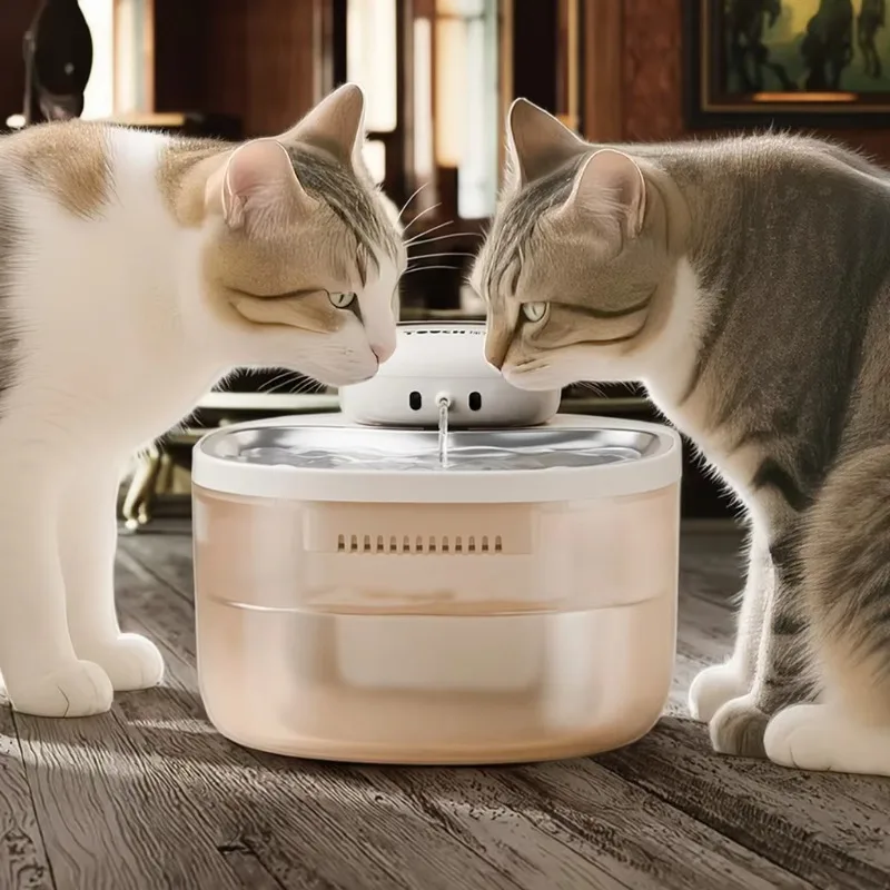 

Automatic Stainless Steel Wireless UVC Antibacterial Cat and Dog Water Dispenser Electric Separation Pet Bowl Feeder