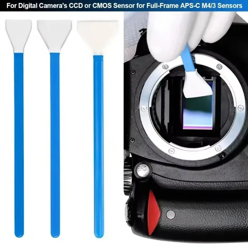 5Pcs/Set Professional Digital Camera Sensor Cleaner Swab Kit for CCD CMOS Full-Frame APS-C M4/3 Sensors Cleaning Tool