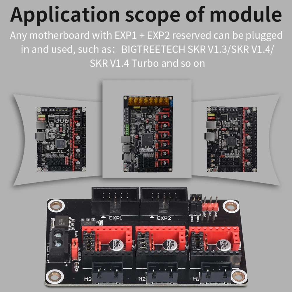 BIGTREETECH BTT EXP MOT V1.0 Driver Expansion Module for SKR V1.4 Turbo SKR PRO SKR V1.3 Motherboard 3D Printer Parts