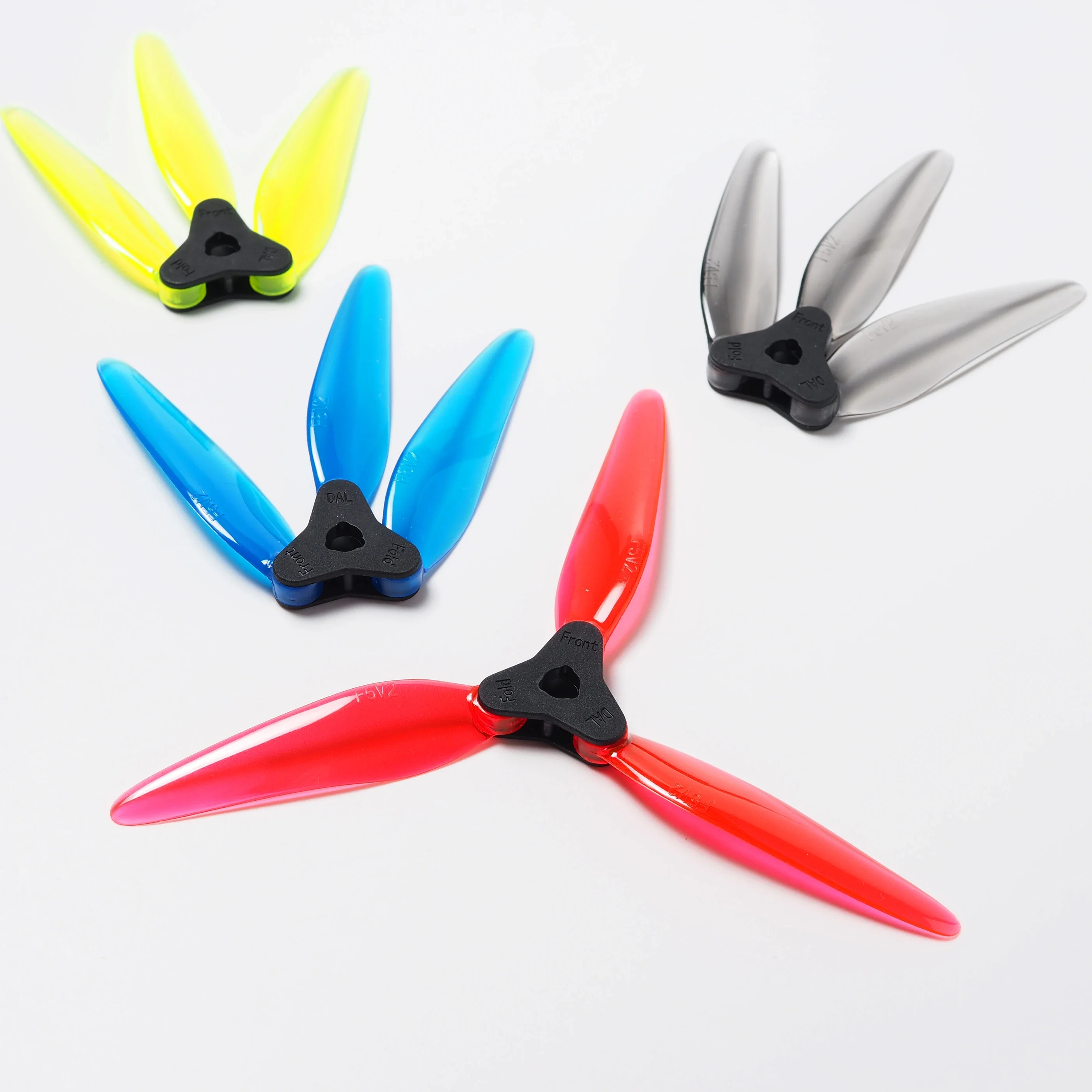 6Pairs(6CW+6CCW) DALPROP Fold 2 F5 5147 3-Blade Folding Propeller Turtle Mode