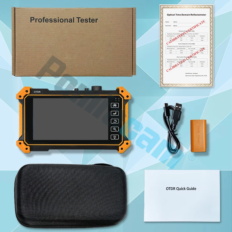MOT-50 OTDR Fiber Optic Tester with 5.55