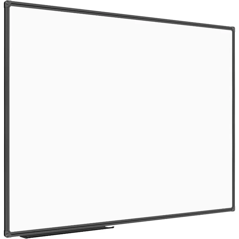

Magnetic Whiteboard/White Board, Dry Erase Board 48 x 36 Inch, Black Aluminum Frame Wall Mounted Board
