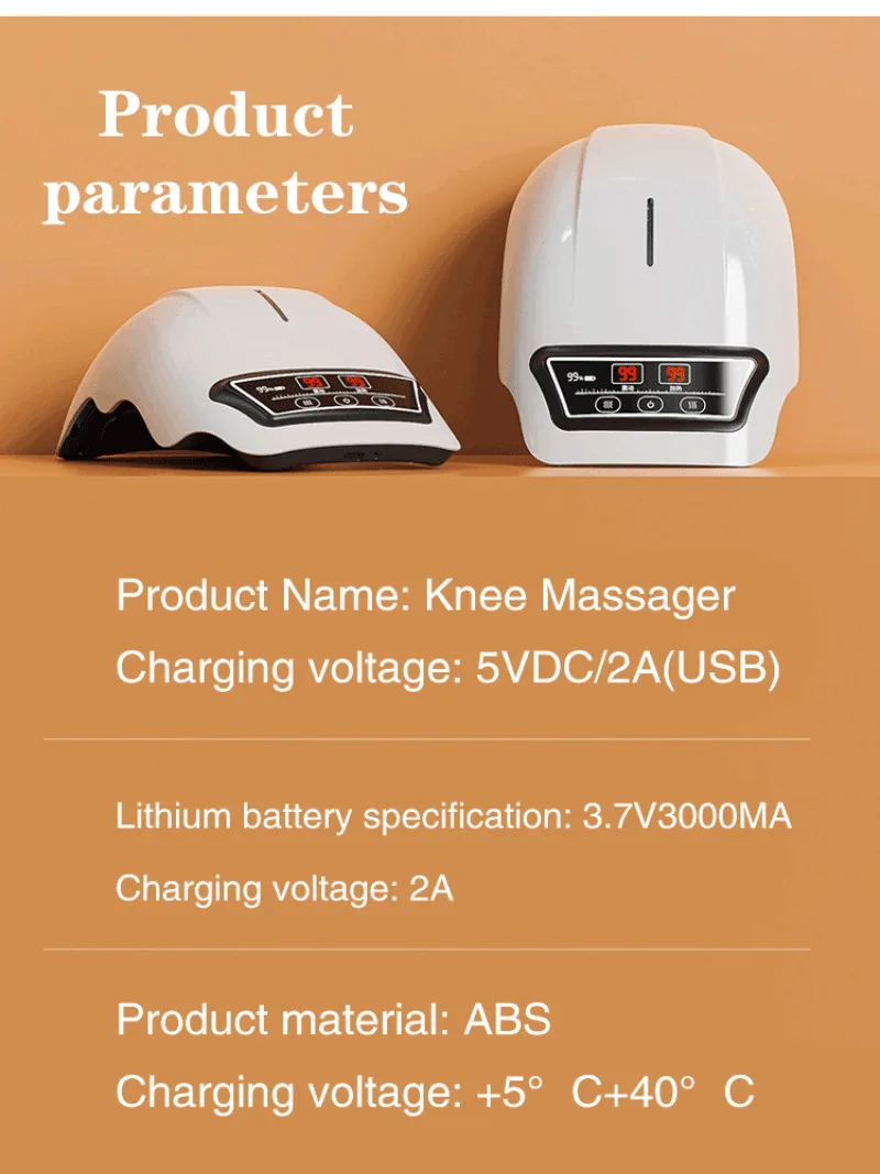 [Ready Stock] Dames Knie Massager Warm Kompres Warmte Verlichting Gewrichtspijn Fysiotherapie Kniebeschermer