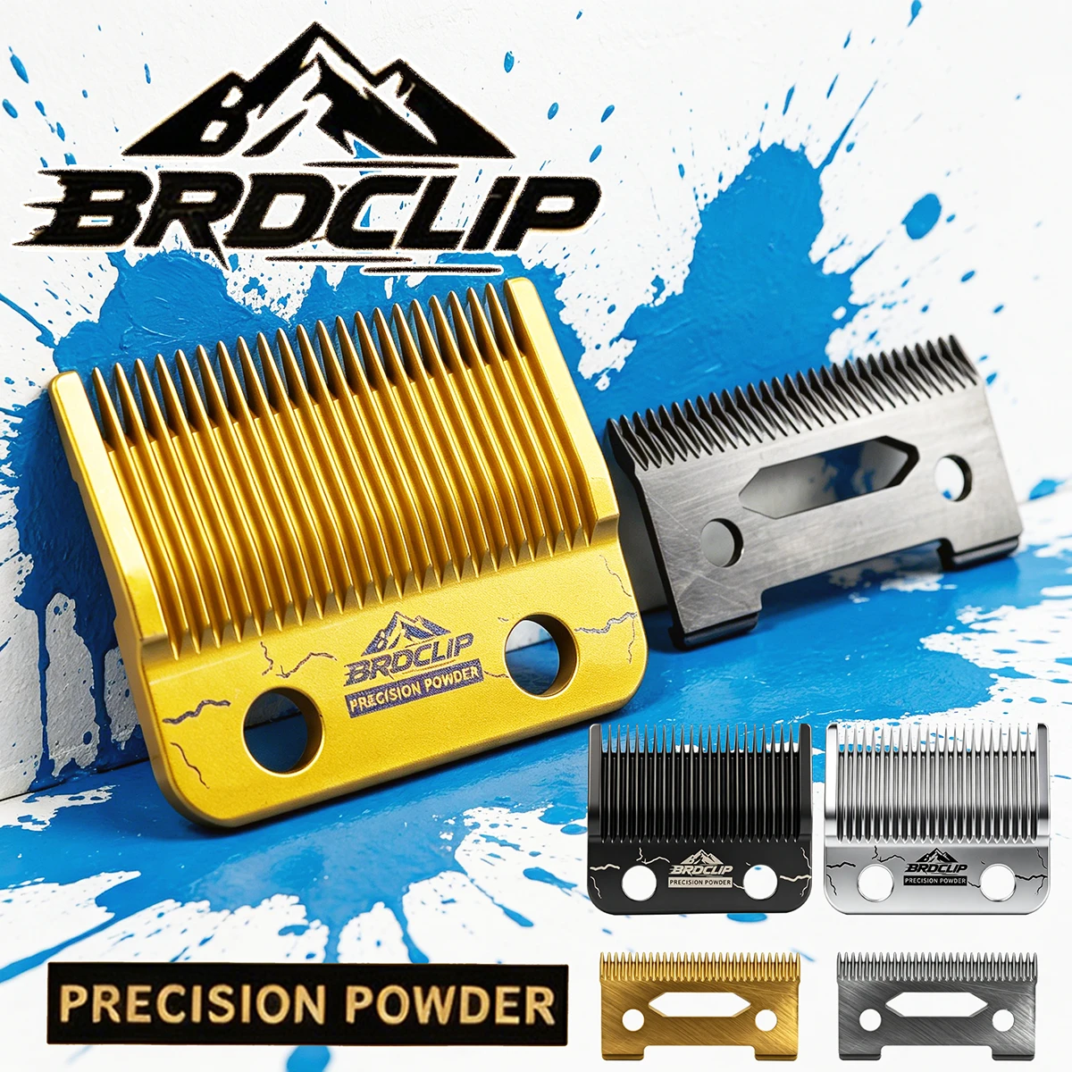 BRDCLIP lame tête de coupe remplaçable originale pour 2020C Madeshow M10 M5 tondeuse à cheveux lame en céramique plaquée titane