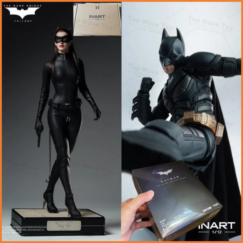 2026 EN STOCK INART 1/12 Figura de Batman de The Dark Knight Rises Hg M0001 Versión Deluxe Estándar con Casco Vacío y Accesorios Modelo de Figura
