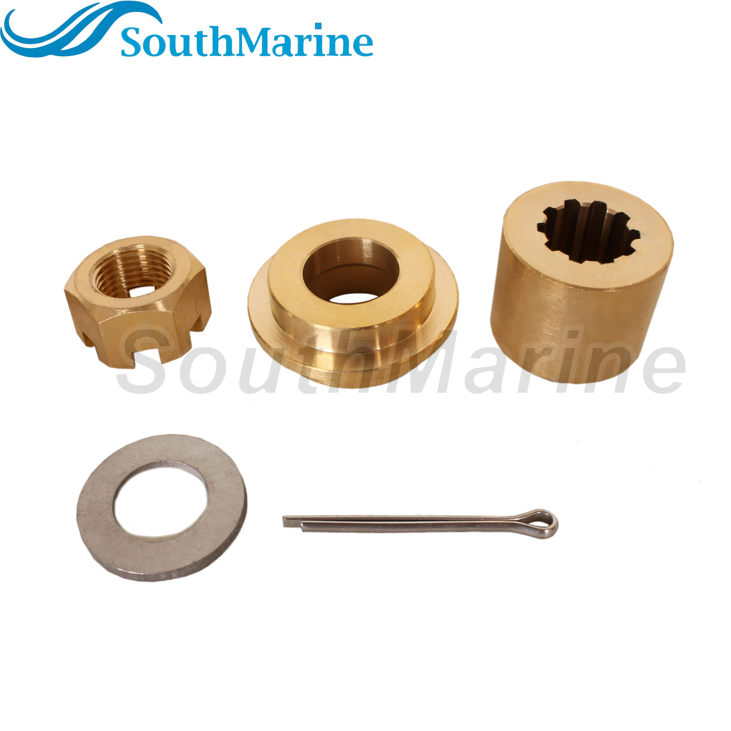 

Boat Motor 6L2-45987-00/01 Propeller Spacer, 6L2-45987-00 Spacer, 92990-14200 Washer, 90171-14013 Nut for Yamaha 20HP 25HP 30HP