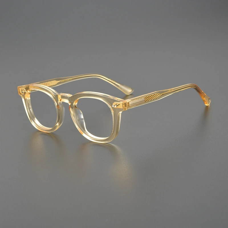 Yu Wenle's same board glasses, men's Japanese retro eye frame, big face