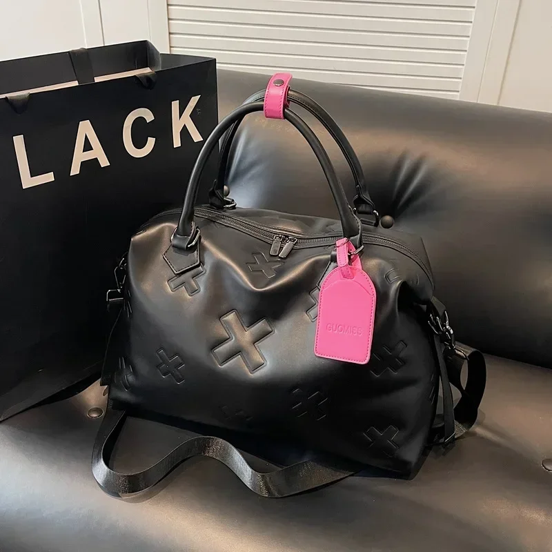 

New PU Large-Capacity Travel Bag for Women - Dry & Wet Separation, Business/Gym Handheld Carry-On