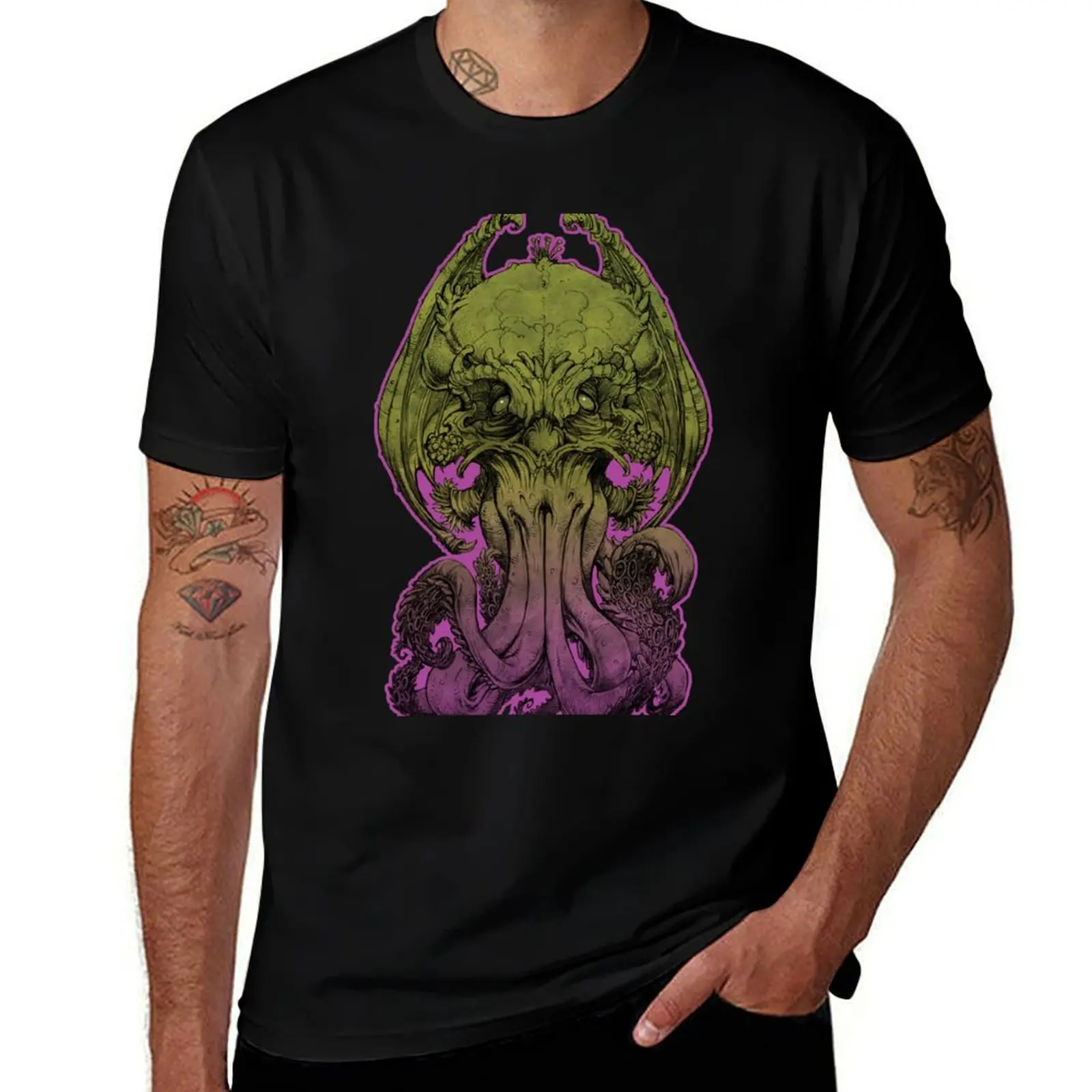 

Cthulhu Calls T-Shirt t shirts with prints man t shirt cotton high quality T-Shirt