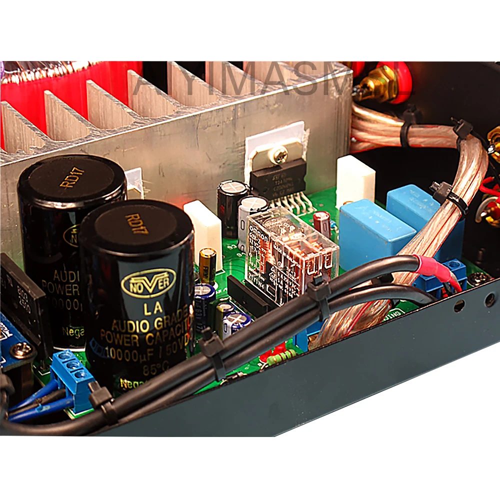 AIYIMA SMSL L-802 TDA7293 роскошный Hi-Fi усилитель с защитой цепи тона 80 Вт 2,0 ALPS16 потенциометр усилитель мощности аудио