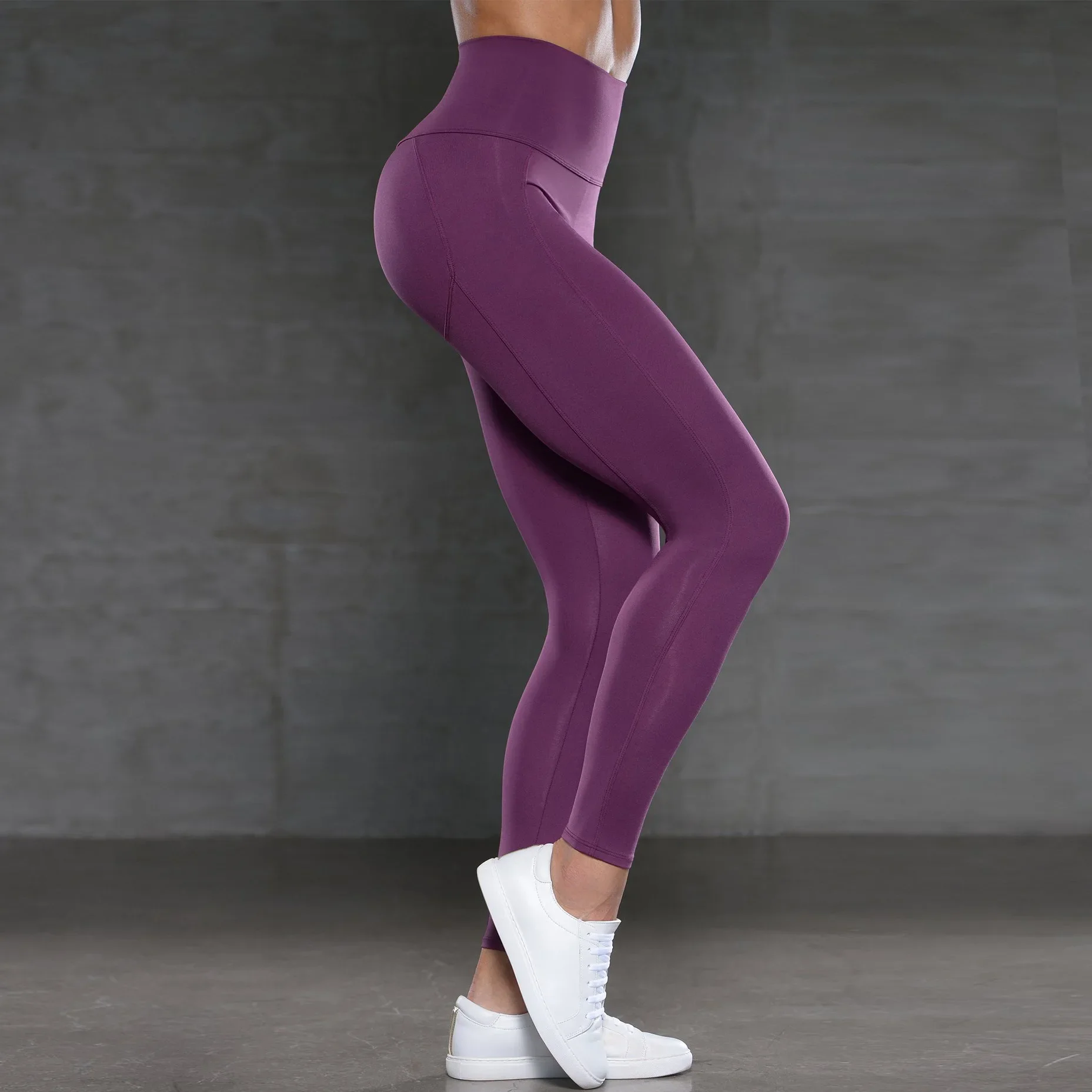 Sexy Woman High Rise Open Cortch Leggings Open Seats Crothless Hot Pants Fitness Sport Body Lifting Gym Tight Hidden Zipper Pant