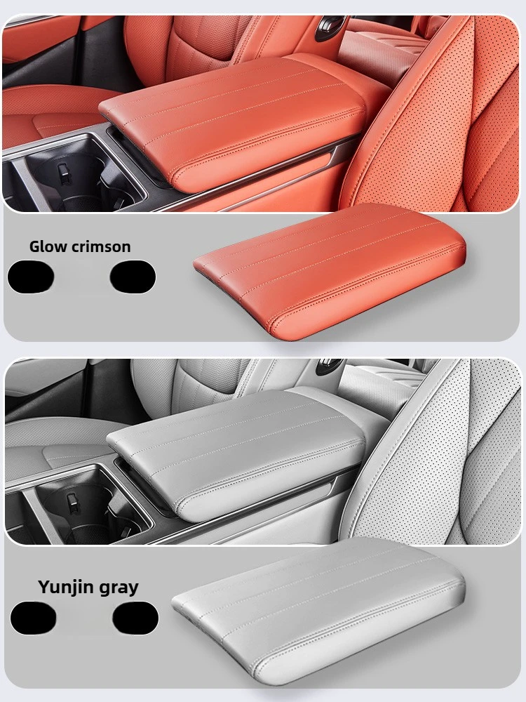 

For BYD Sealion 8 Tang L Car Center Console Armrest Box Protective Pad Leather Waterproof Anti-Scratch Armrest Cushion Protector