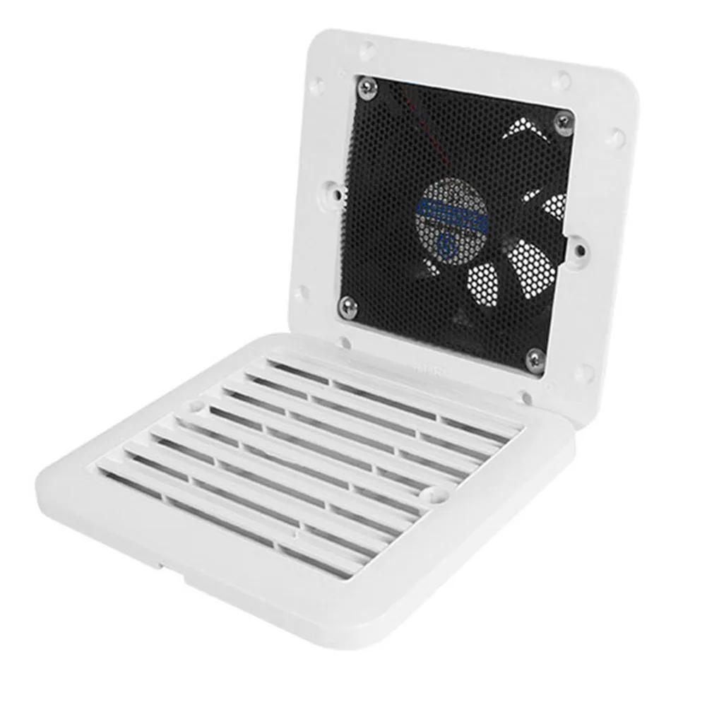 140*130mm RV Side Mounted Air Outlet Exhaust Fan Exhaust Vent Fan RV Side Mounted Air Outlet Exhaust Fan RV Cooling Fan