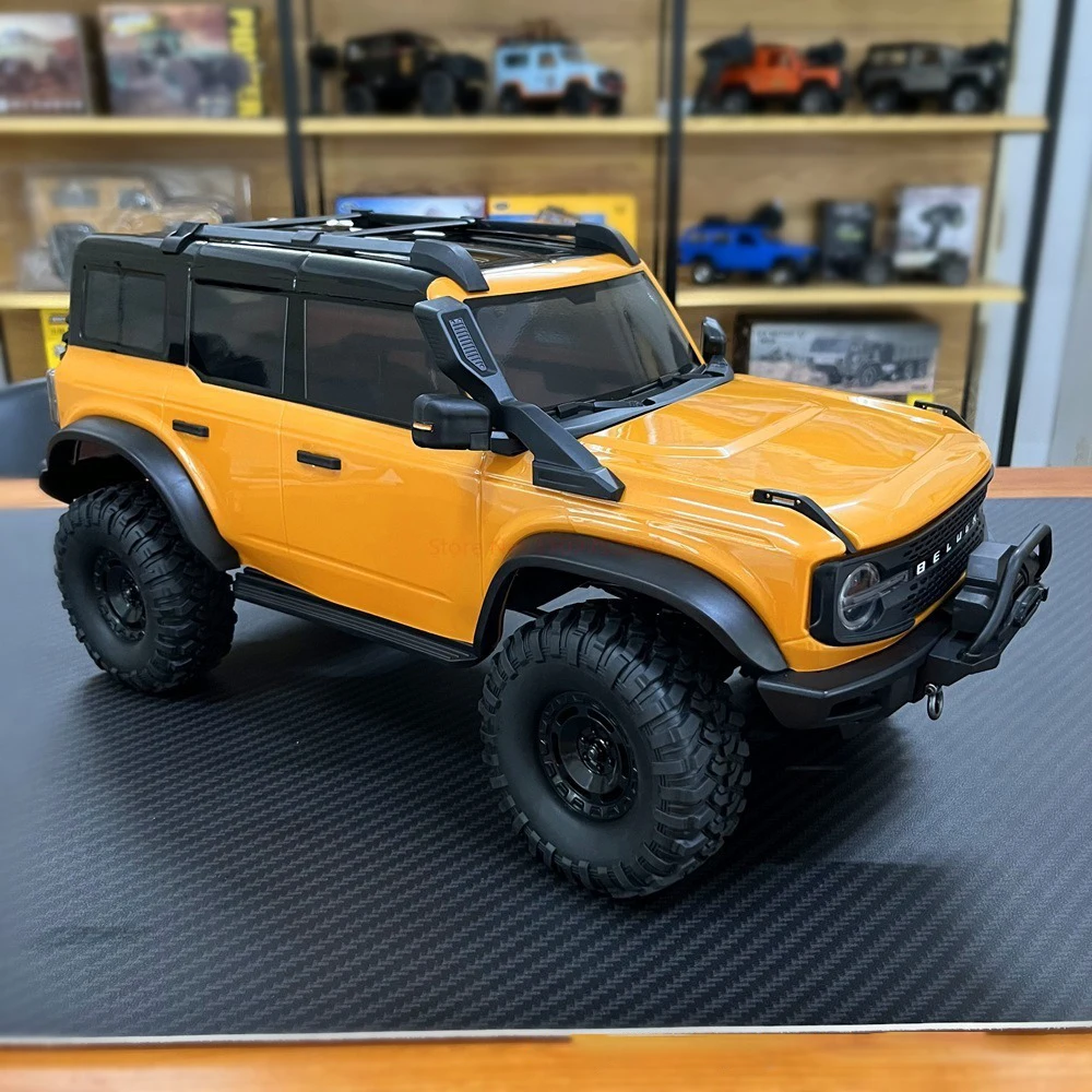 New 1:10 HB R1001 Bronco Simulation RC Climbing Car Remote Control Model Awd Off-road Car Toys Compatible 2s 3s All-metal Gears