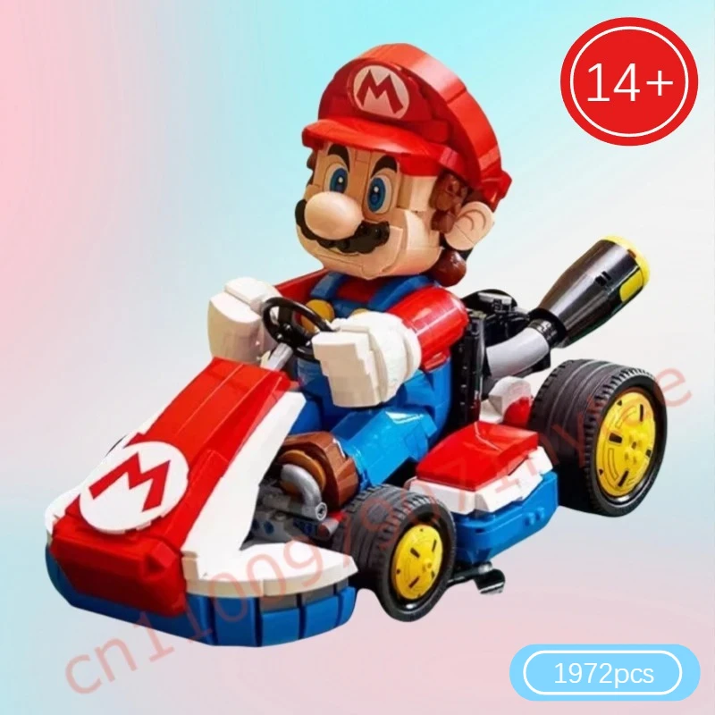 معيار جديد سباق كارت اللبنات 1972 قطعة لتقوم بها بنفسك مجموعات الالعاب الطوب للأطفال بنين بنات الإبداعية مهرجان هدية هدية الهالوين