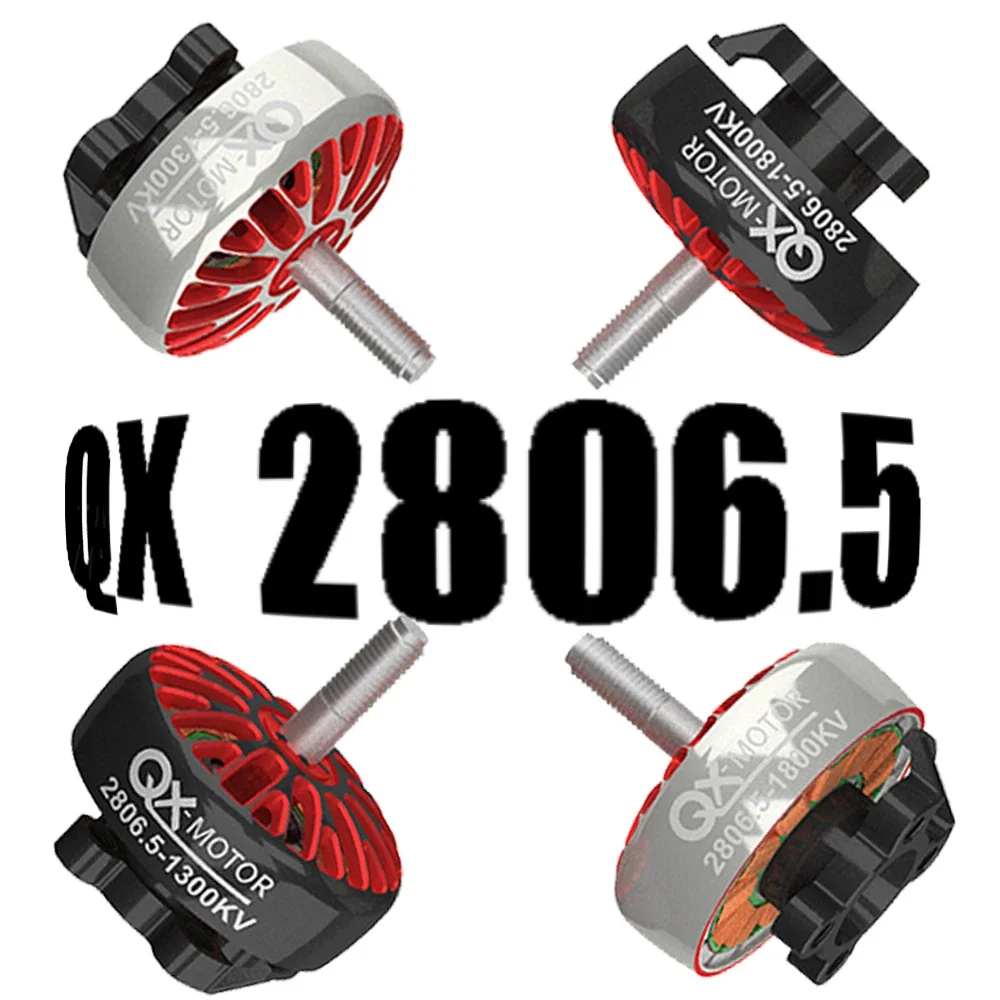 

Мотор бесщеточный 1800 кв 1300 кв QX2806.5, мотор пересекающего устройства для 6-7 дюймовых FPV-стеллажей XL6 XL7