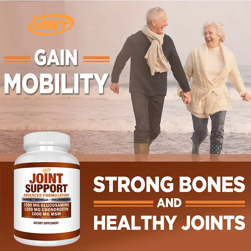 

Glucosamine Chondroitin Turmeric Msm Boswellia - Joint Support Supplement for Relief